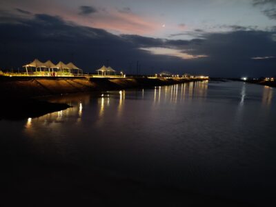 Rivercannel night view dholera gatexrealty